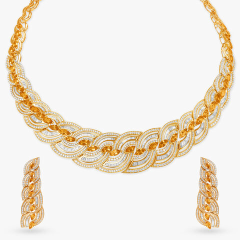 Lustre Royale Diamond Necklace Set