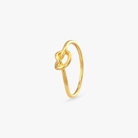 Tiny Ties Gold Ring