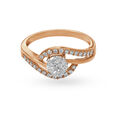 Fashionable Flowerbud Diamond Ring,,hi-res image number null