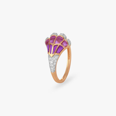 Radiant Flight Diamond Ring
