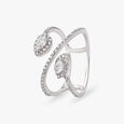 Sparkling Vine Diamond Open Finger Ring,,hi-res image number null