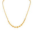 Sleek Artistic Bead Gold Chain,,hi-res image number null