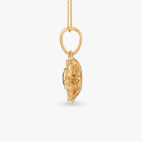 Heritage Floral Diamond Pendant