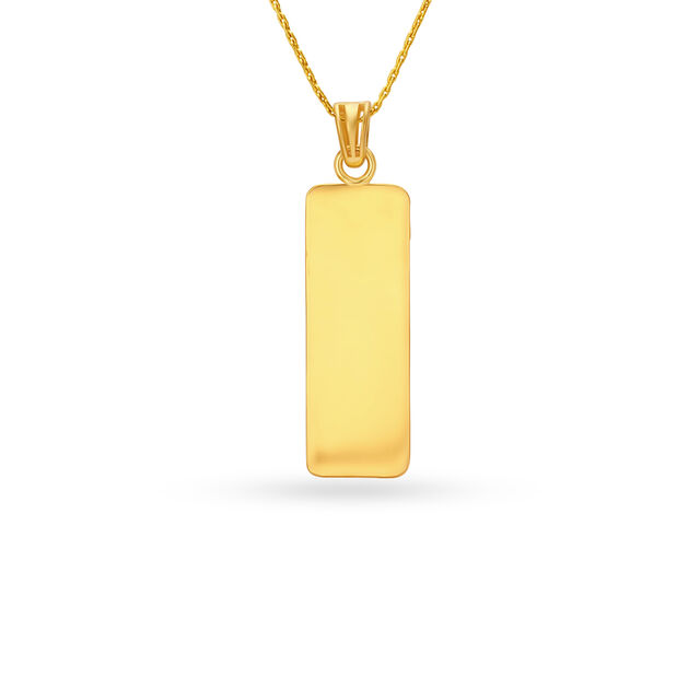 Creative Geometric Gold Pendant For Men,,hi-res image number null