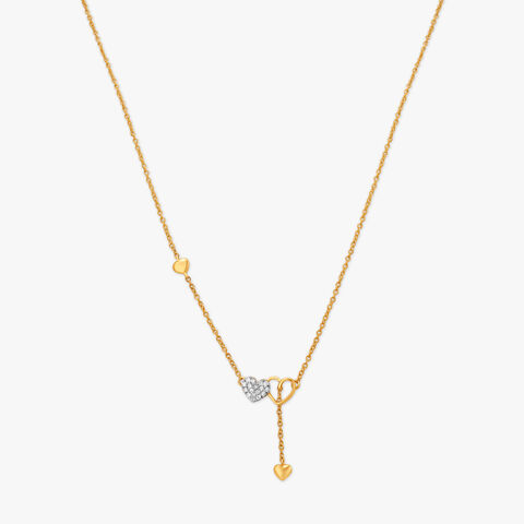 Family Hearts Pendant with Chain for Kids