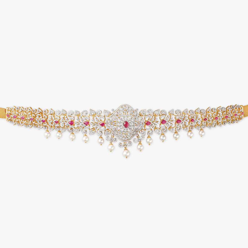 Regal Charming Diamond Waist Belt