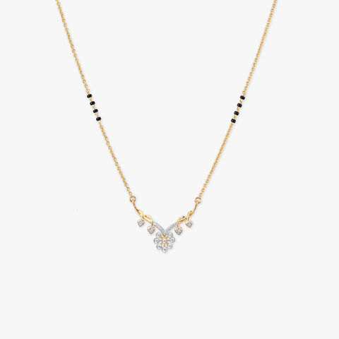 Petal Vibe Diamond Mangalsutra