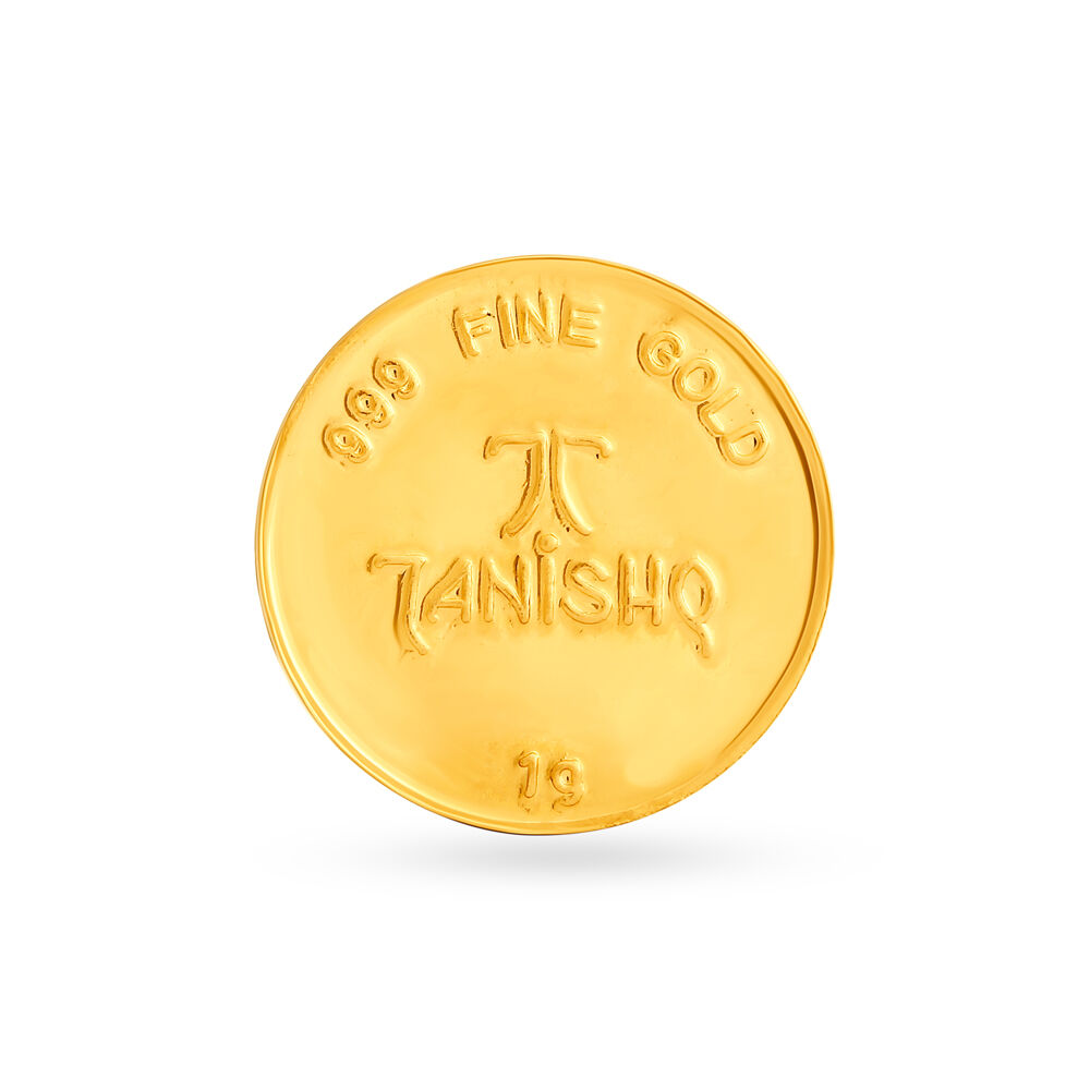 Cost of 5 gram gold coin in tanishq store