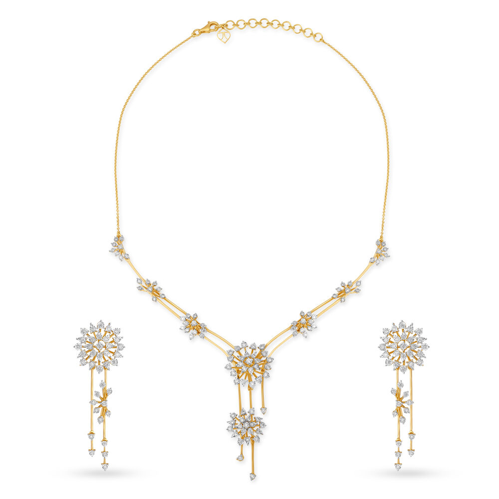 Tanishq outlet solitaire necklace