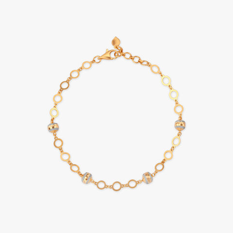 Confetti Whirl Gold Bracelet
