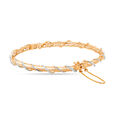 14 KT Yellow Gold Shimmering Coiled Bangle,,hi-res image number null