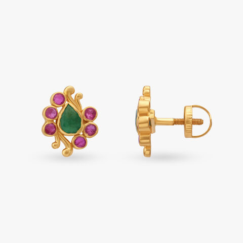 Graceful Sway Stud Earrings