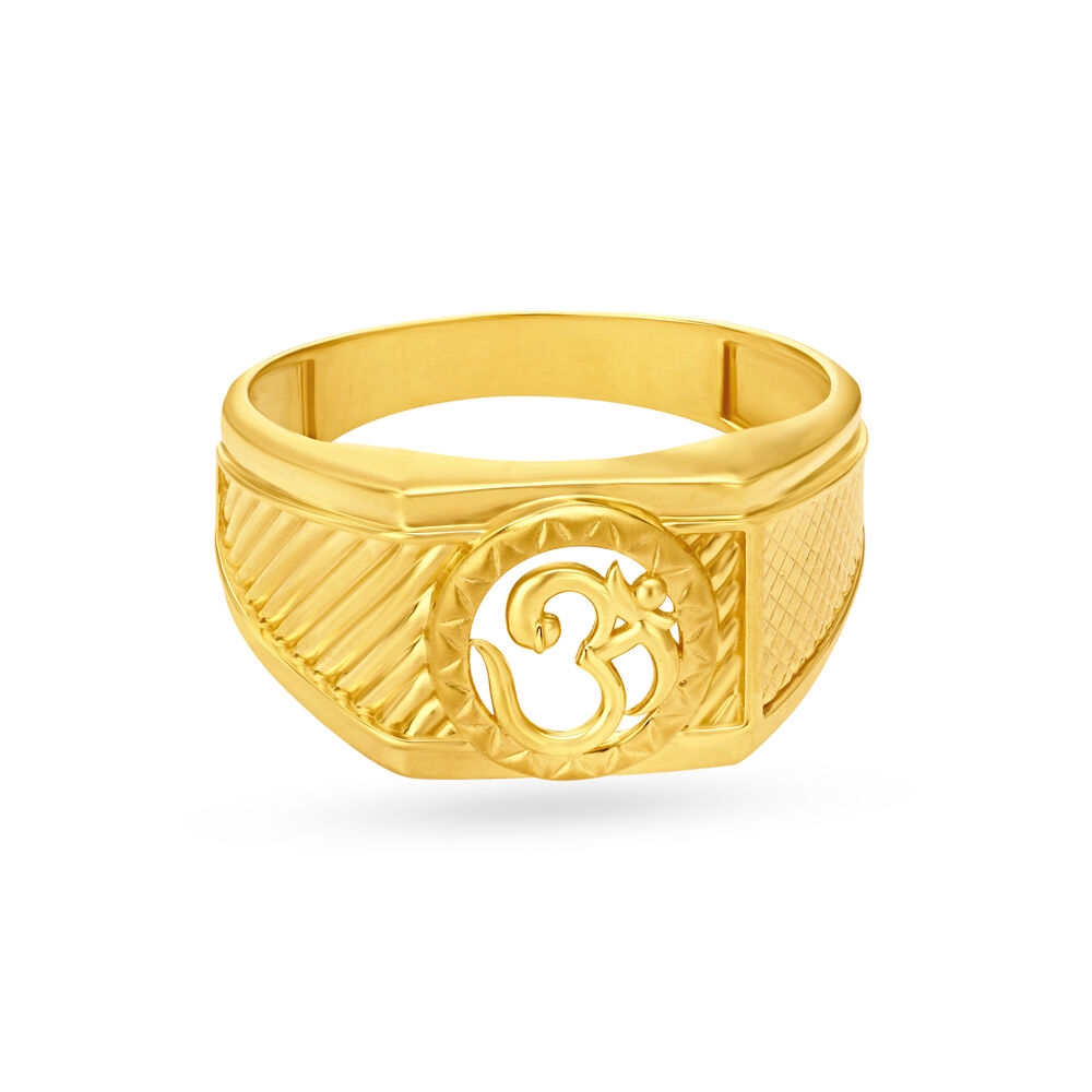 Divine Om Finger Ring for Men