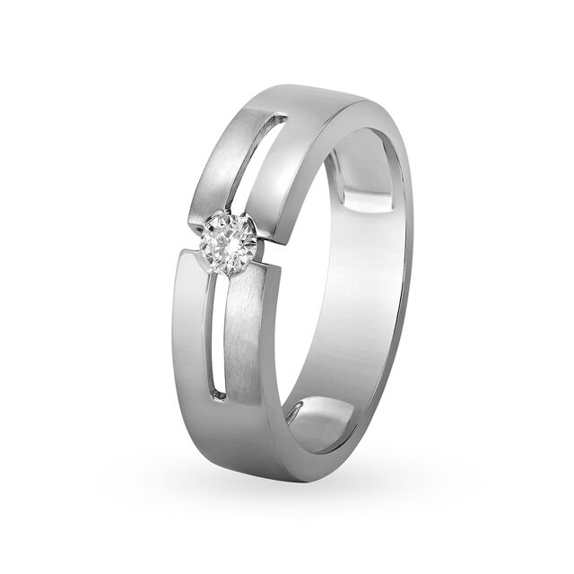 Refined 950 Platinum Band Ring,,hi-res image number null