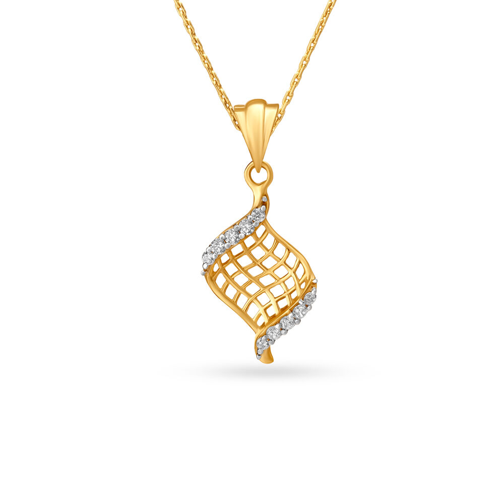 Tanishq deals cross pendant