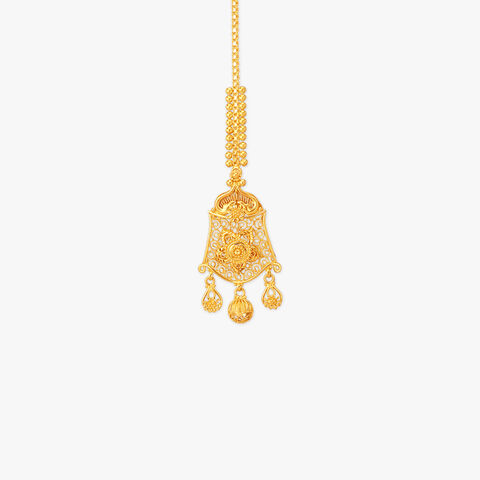 Glorious Luminance Gold Maang Tikka