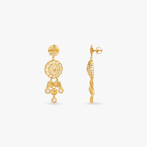 Floral Drop Earrings