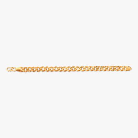 Power Statement Gold Bracelet for Men