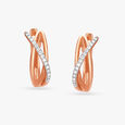 Subtle Opulence Diamond Hoop Earrings,,hi-res image number null