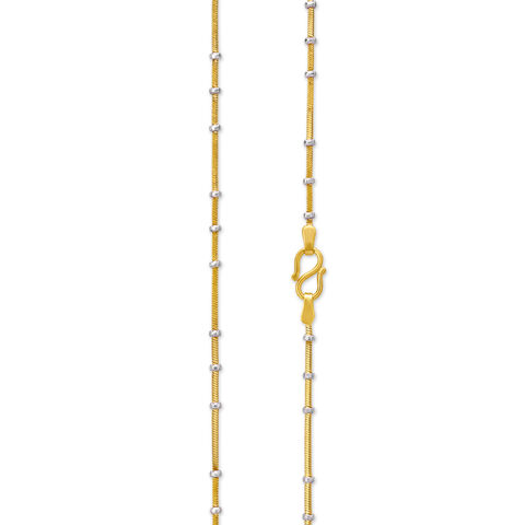 Sleek Modern Gold Chain
