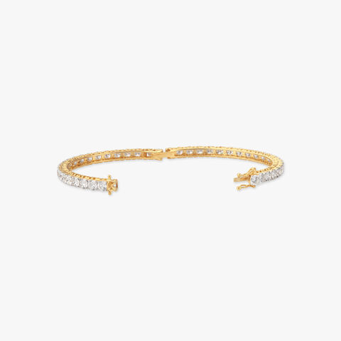 Regal Row Solitaire Bangle