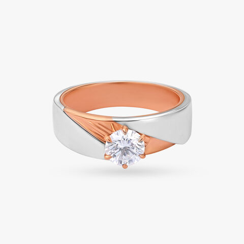Celestial Adornment Celeste Solitaire Ring for Men