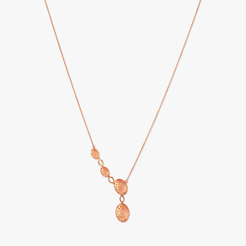 Pebble Cascade Gold Necklace