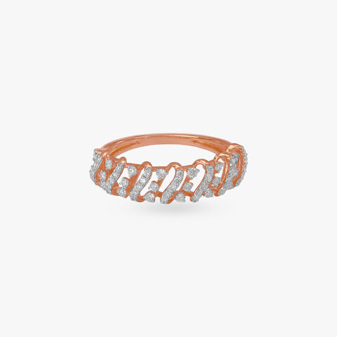 Zigzag Shine Diamond Ring