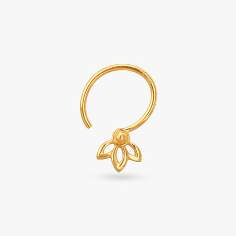 Petal Perfection Gold Nose Pin