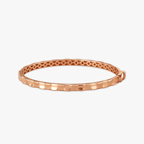 Distinctively Crafted Rose Gold Bangle