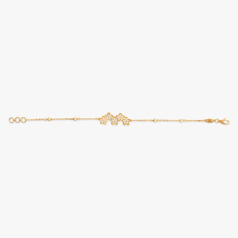 Daisy Garland Gold Bracelet
