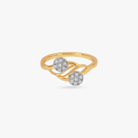 Twin Sparkle Diamond Ring