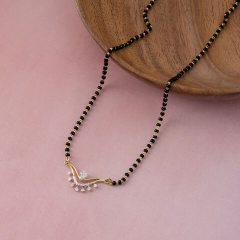 Serenade Shine Gold and Diamond Mangalsutra