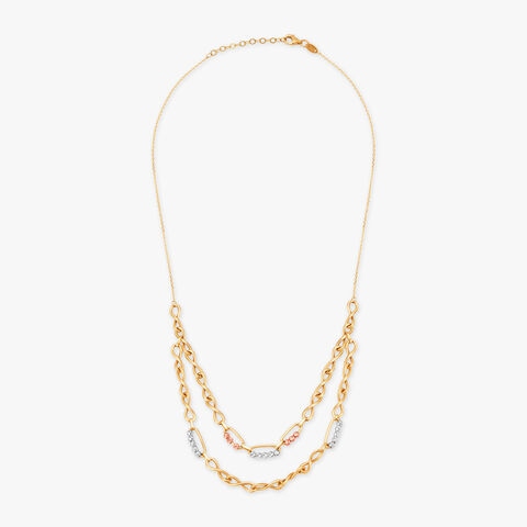 Twisty Linked Necklace