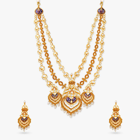 Antique Diamond Layered Necklace Set