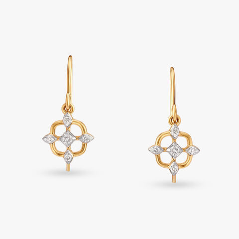 Luminous Elegance Diamond Drop Earrings