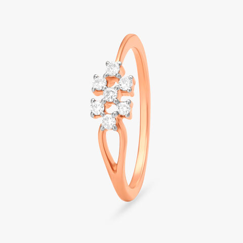 Quintet Shine Diamond Finger Ring