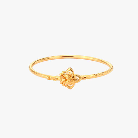 Bhorer Phool Loha Gold Bangle