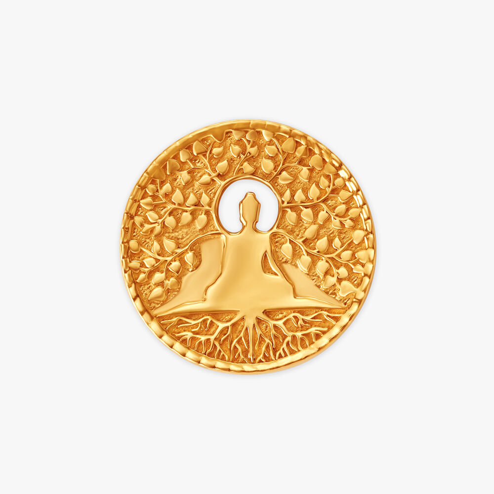 Lord buddha sale gold pendant