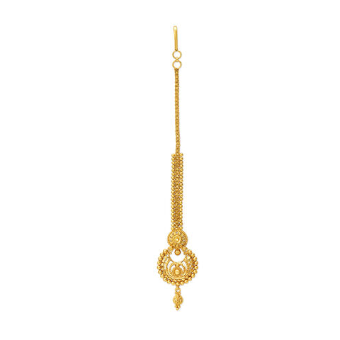 Hypnotic Gold Maang Tikka for the Bengali Bride