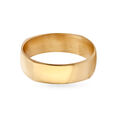 Lustrous Geometric Gold Ring for Men,,hi-res image number null
