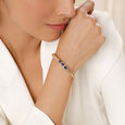 Pyramid Elevation Strip 18 KT Lapis Lazuli Bangle,,hi-res image number null