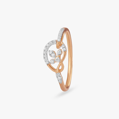 Radiant Vine Diamond Ring