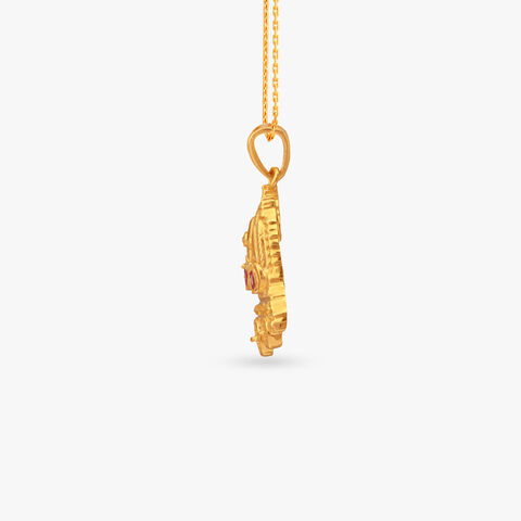 Divine Trio Gold Pendant