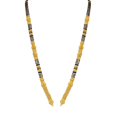 Opulent Gold Long Mangalsutra for the Maharashtrian Bride