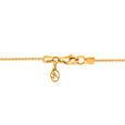 18KT Yellow Gold Beaded Chain,,hi-res image number null