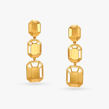 Geometric Drop Earrings