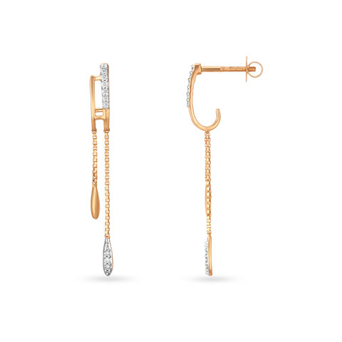 Flawless Diamond Drop Earrings