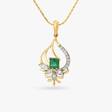 Awe-Inspiring Diamond and Onyx Pendant