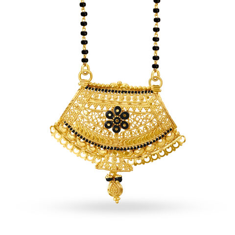Ethereal Gold Mangalsutra Pendant